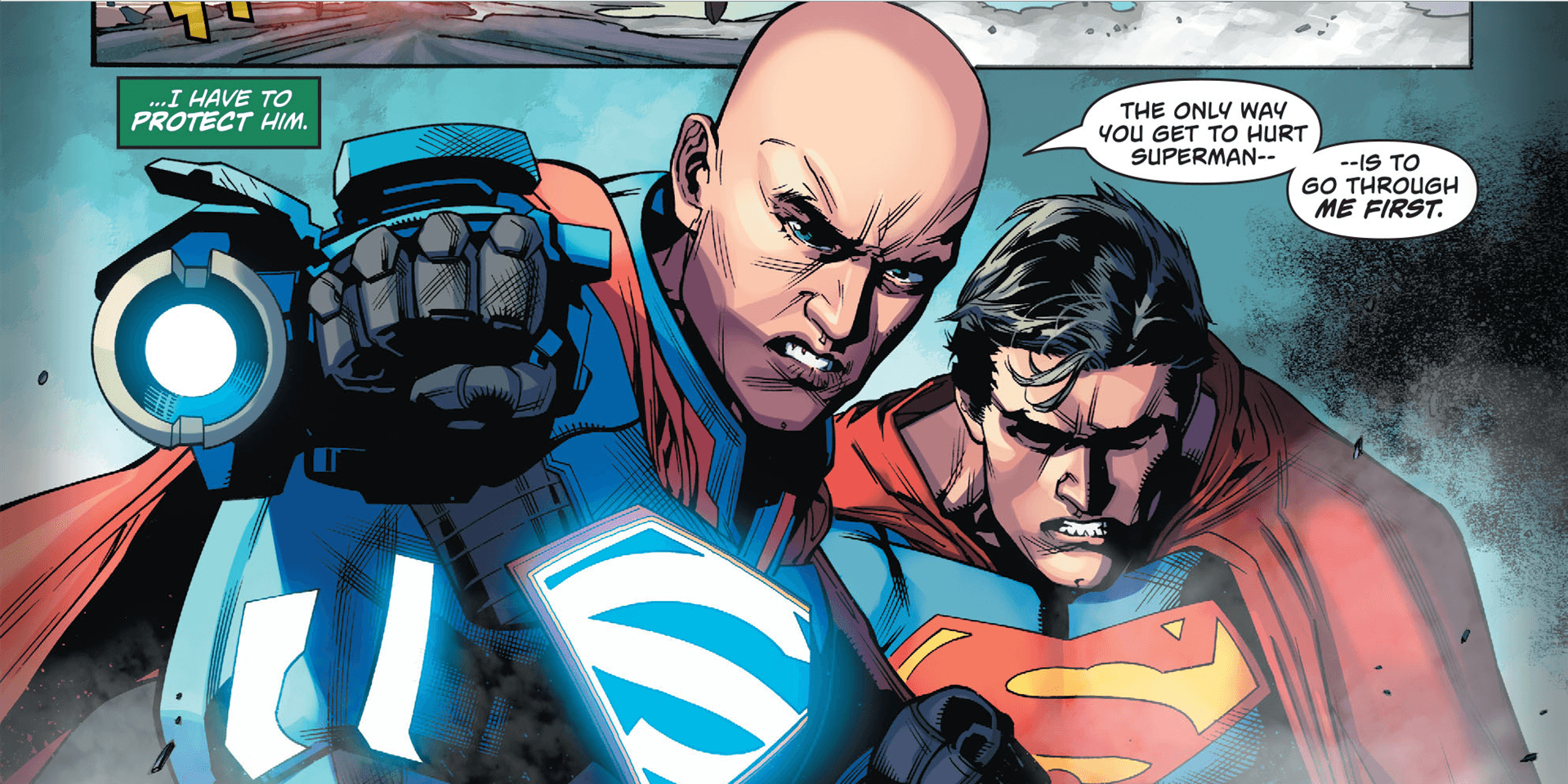 Superman and Lex Luthor Wallpaper