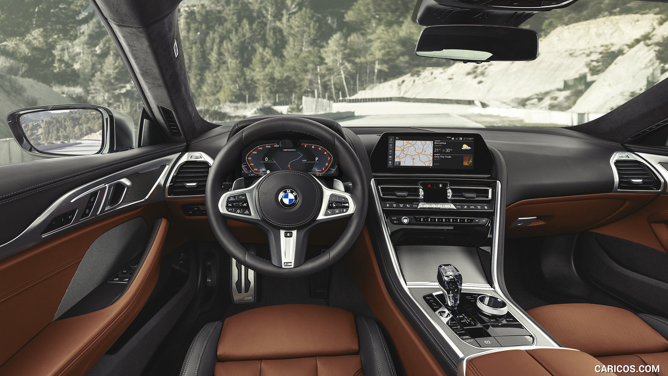 BMW 8 Series M850i, Cockpit. HD Wallpaper