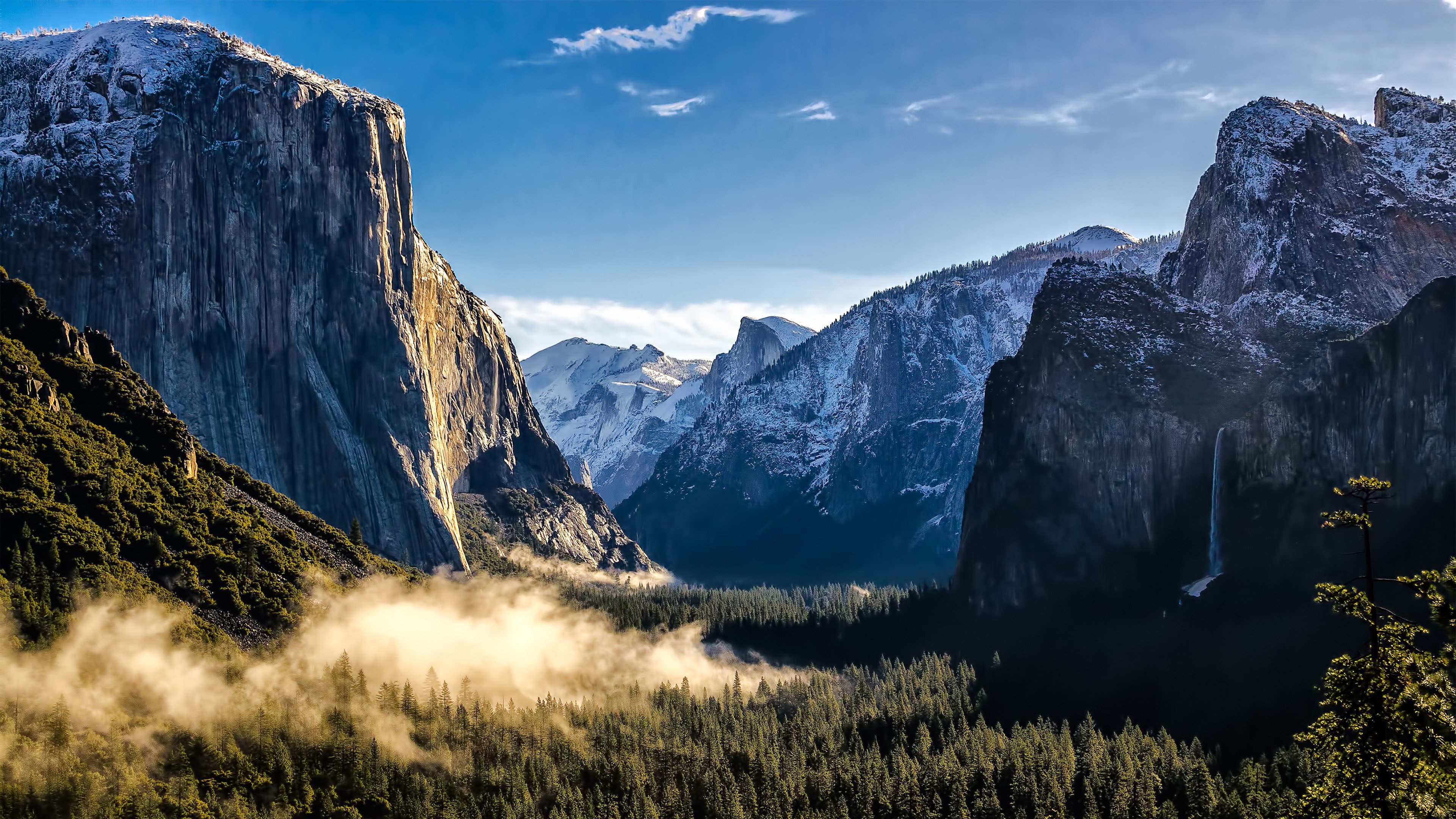 Yosemite National Park Yosemite Valley 4K wallpaper