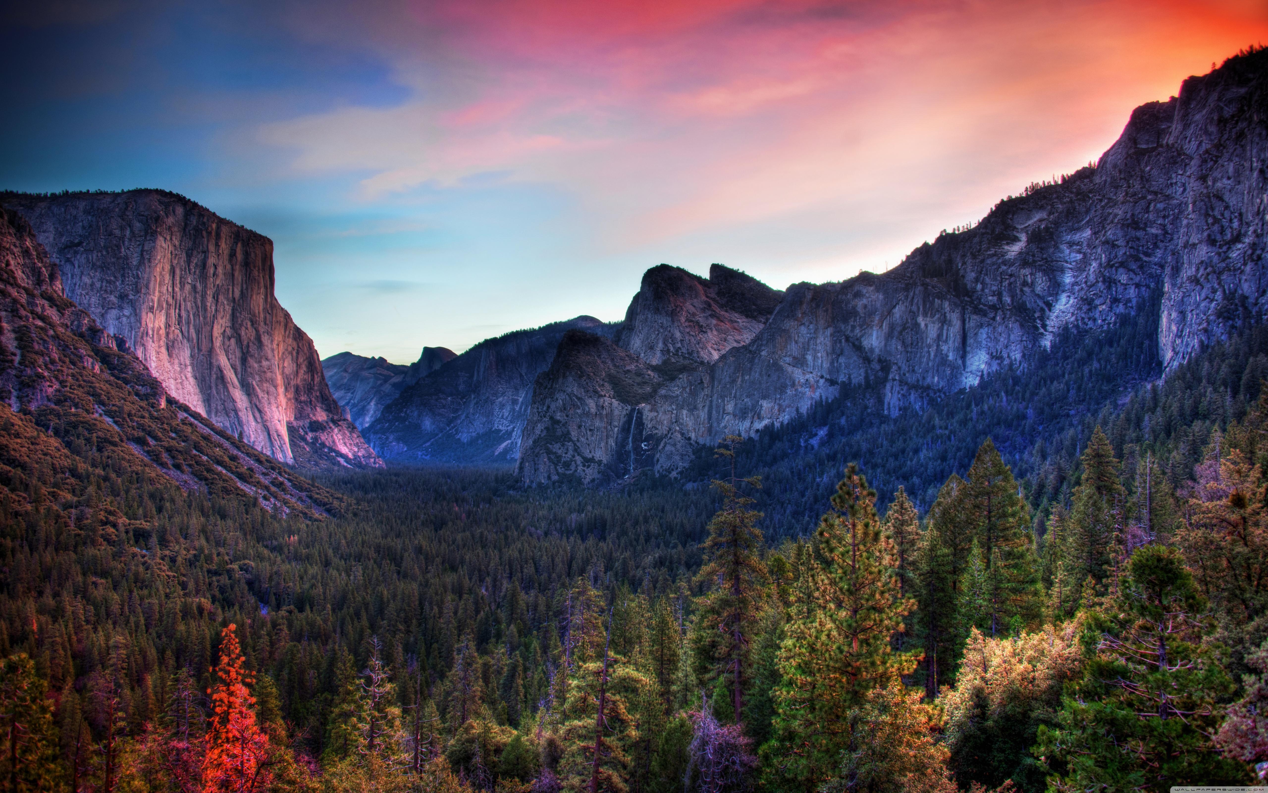 The Yosemite Valley Ultra HD Desktop Background Wallpaper
