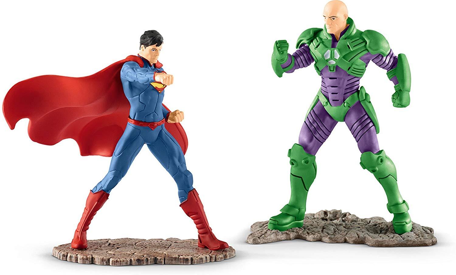 Schleich North America Superman vs Lex Luthor Scenery Pack Toy Figure