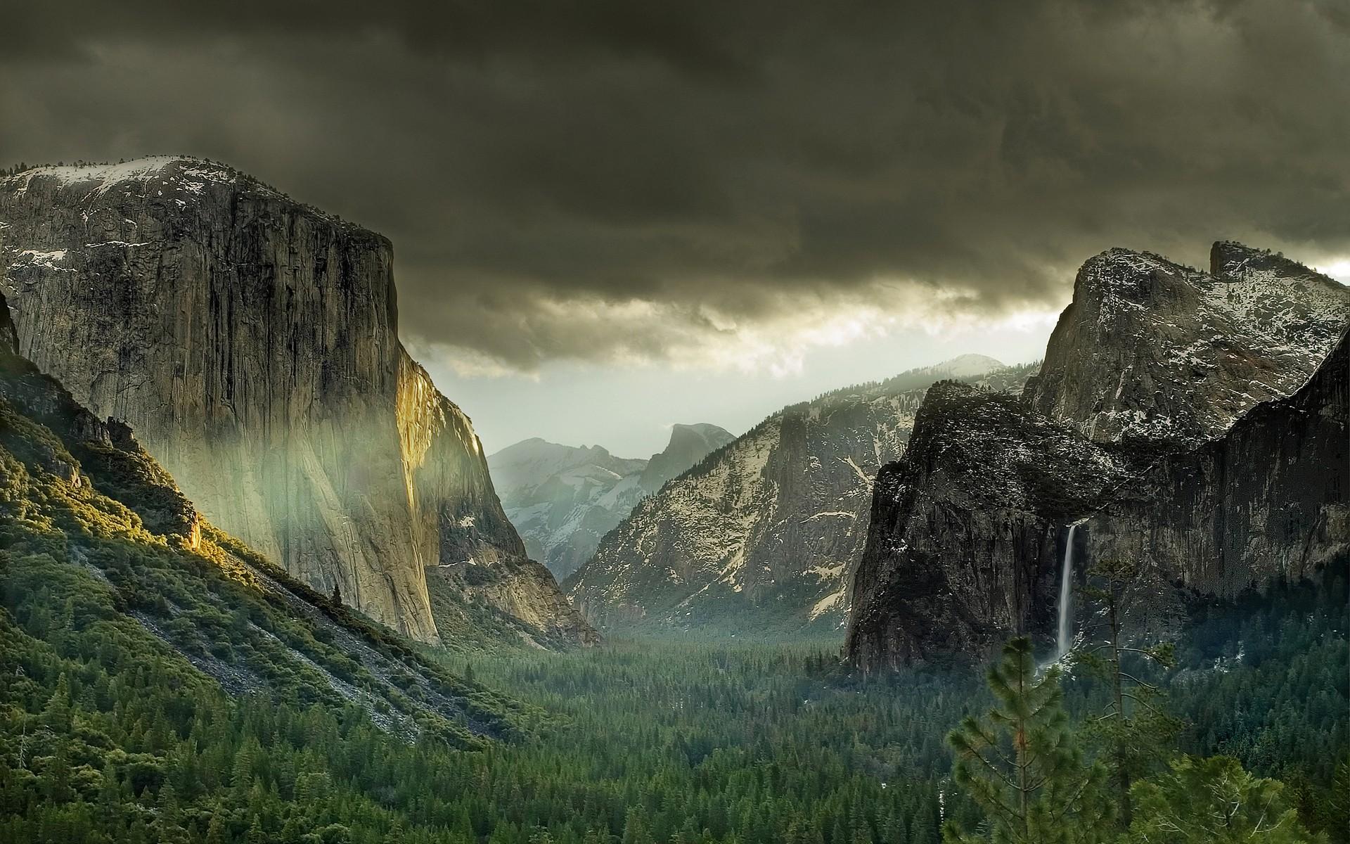 landscapes, Yosemite National Park wallpaper