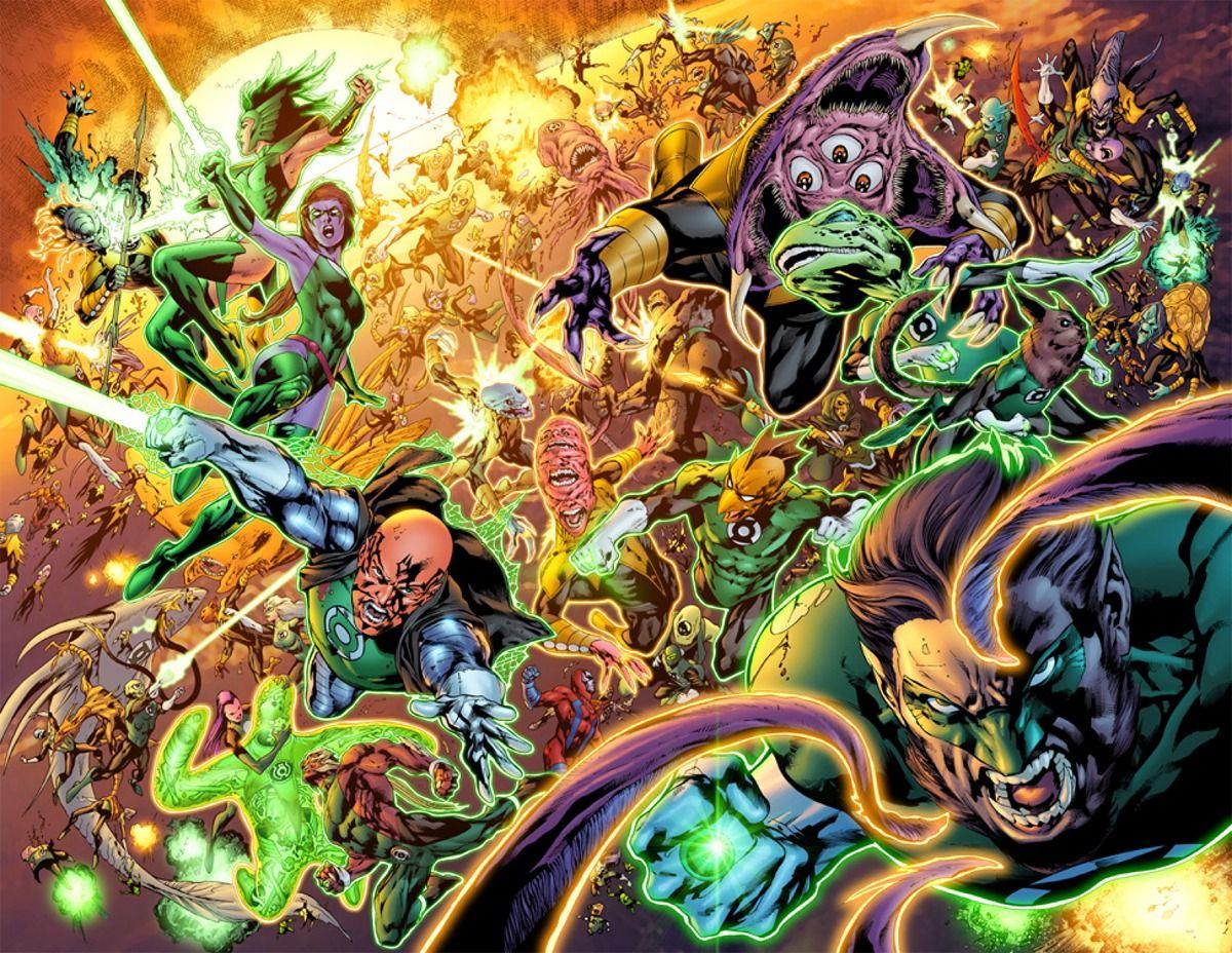 Green Lantern Corps vs. Sinestro Corps. Green lantern