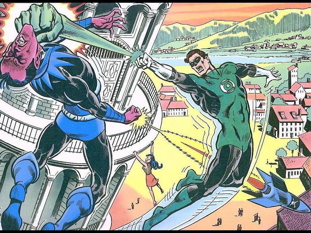 My Free Wallpaper Wallpaper, Hal Jordan vs. Sinestro