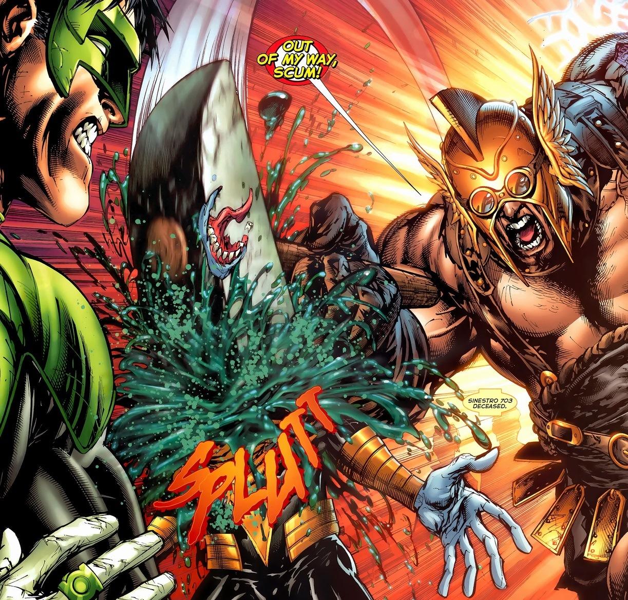 Green Lantern vs. Sinestro vs. Weaponer, Pt. 1. Arousing