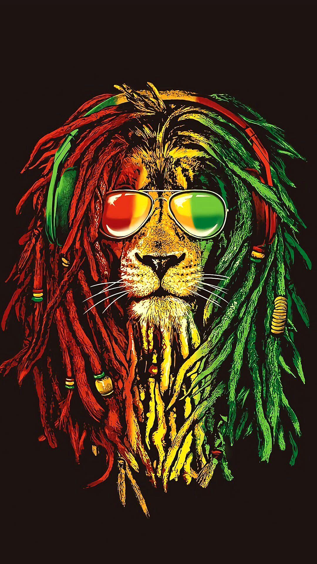 Rastafarian tattoo 2. Rasta art, Rasta lion, Bob marley art