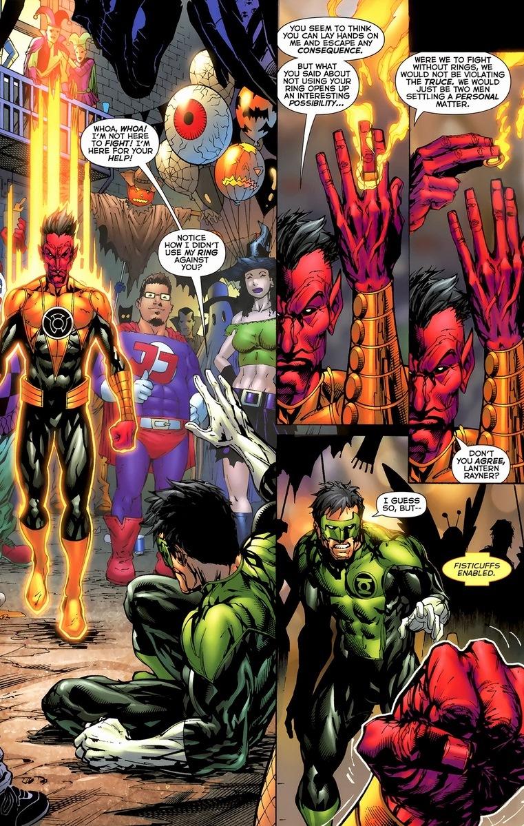 Green Lantern vs. Sinestro vs. Weaponer, Pt. 1. Arousing
