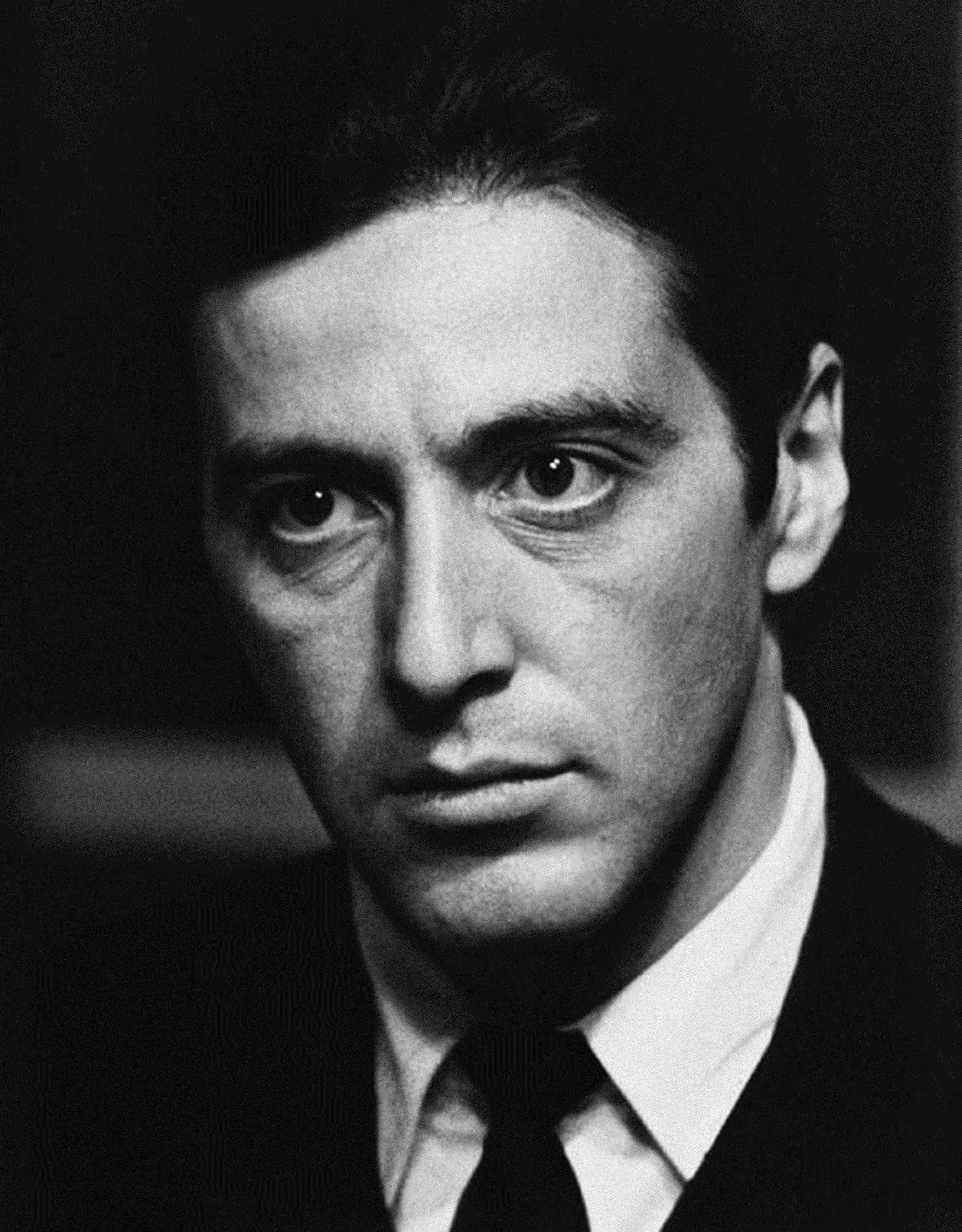 Man wearing blazer, Al Pacino, Michael Corleone