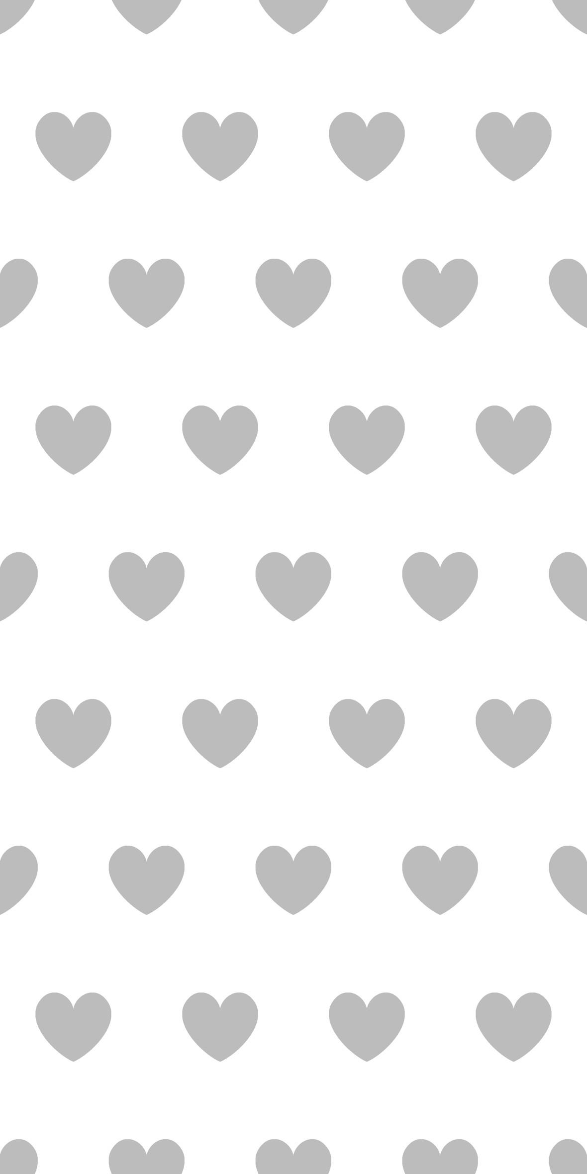 Black and White Heart Wallpaper