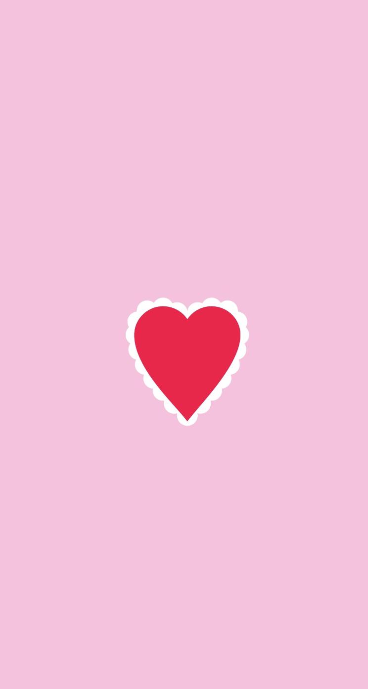 simple heart iphone wallpaper