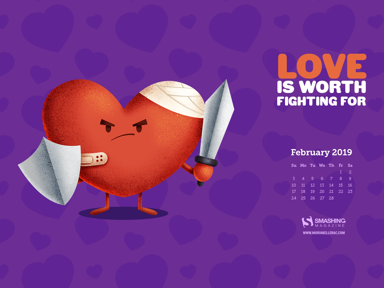 Spread The Love! Inspiring Wallpaper For February 2019