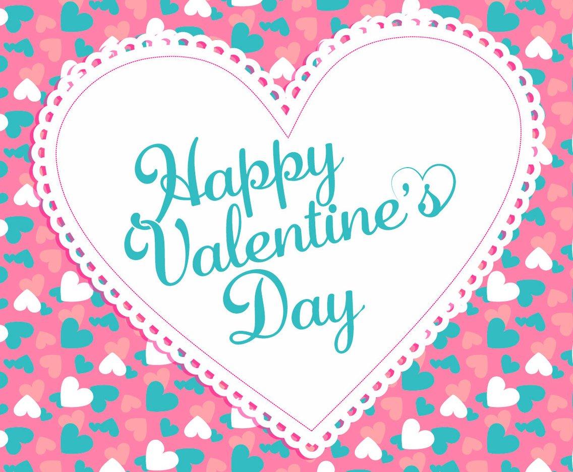 Cute Valentine's Day Background Vector Art & Graphics