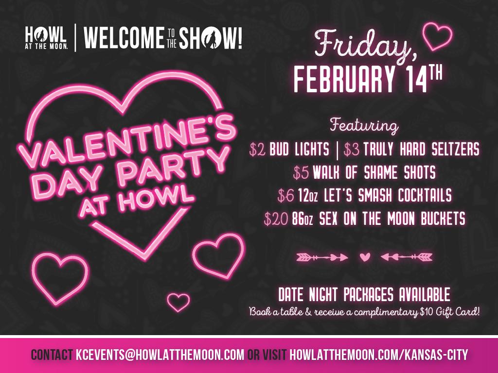 Valentine's Day Party at Howl at the Moon