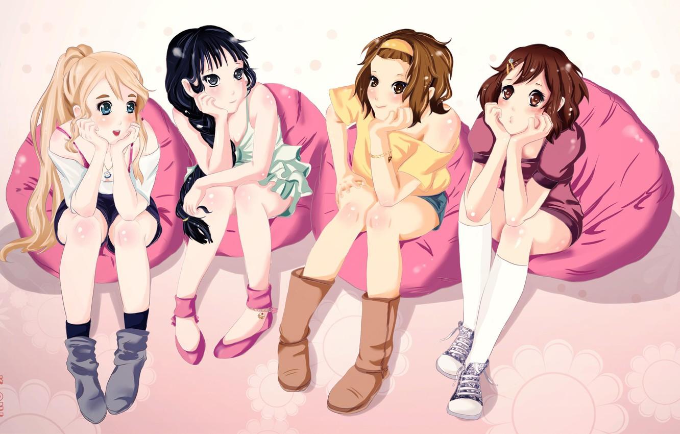 Wallpaper Group, Anime, Girl, Friends, Mio Akiyama, K On, Friend