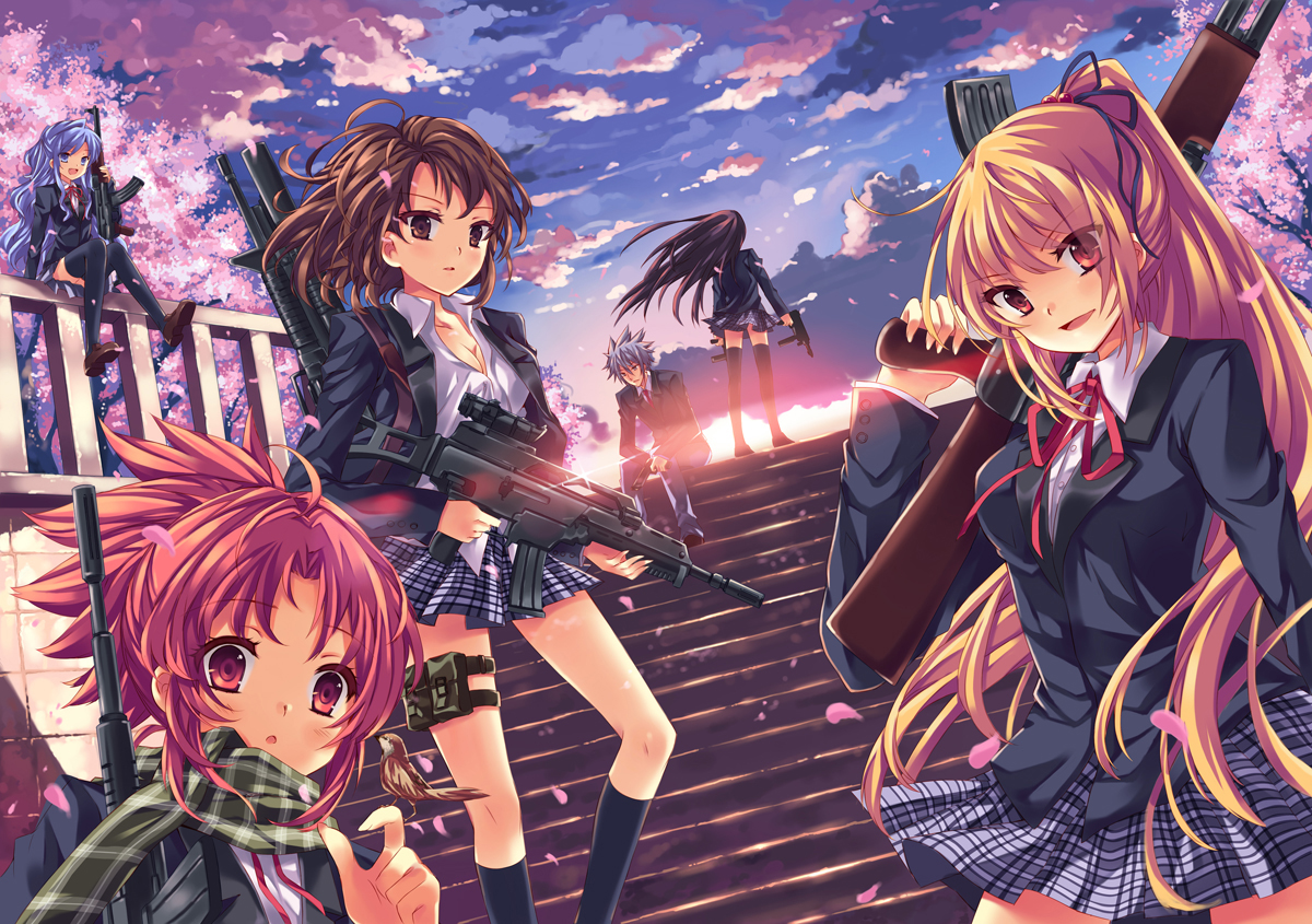 Anime Girls With Guns Wallpaperx845