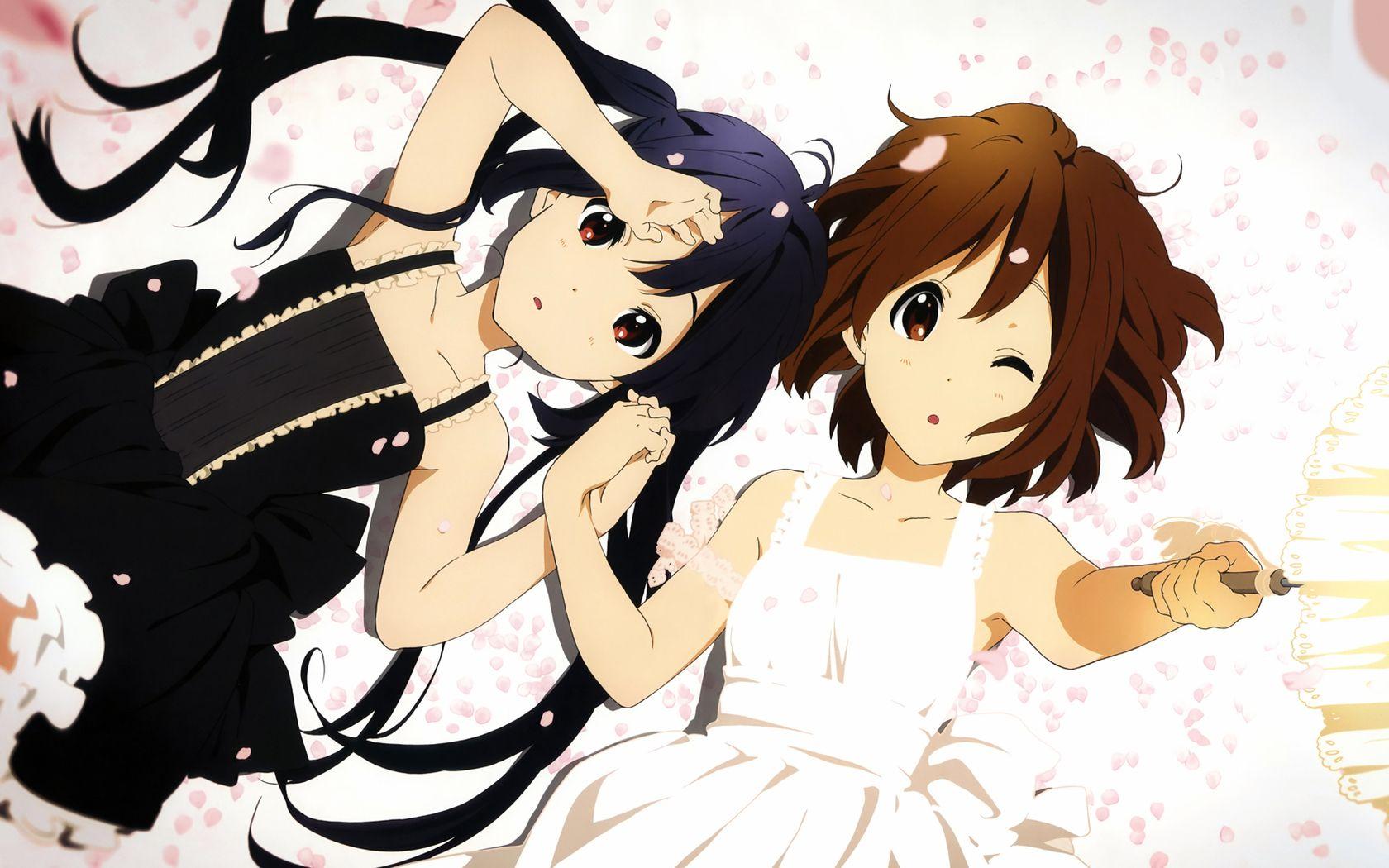 Two Anime Girls - Anime, Anime best friends, Best friend wallpaper