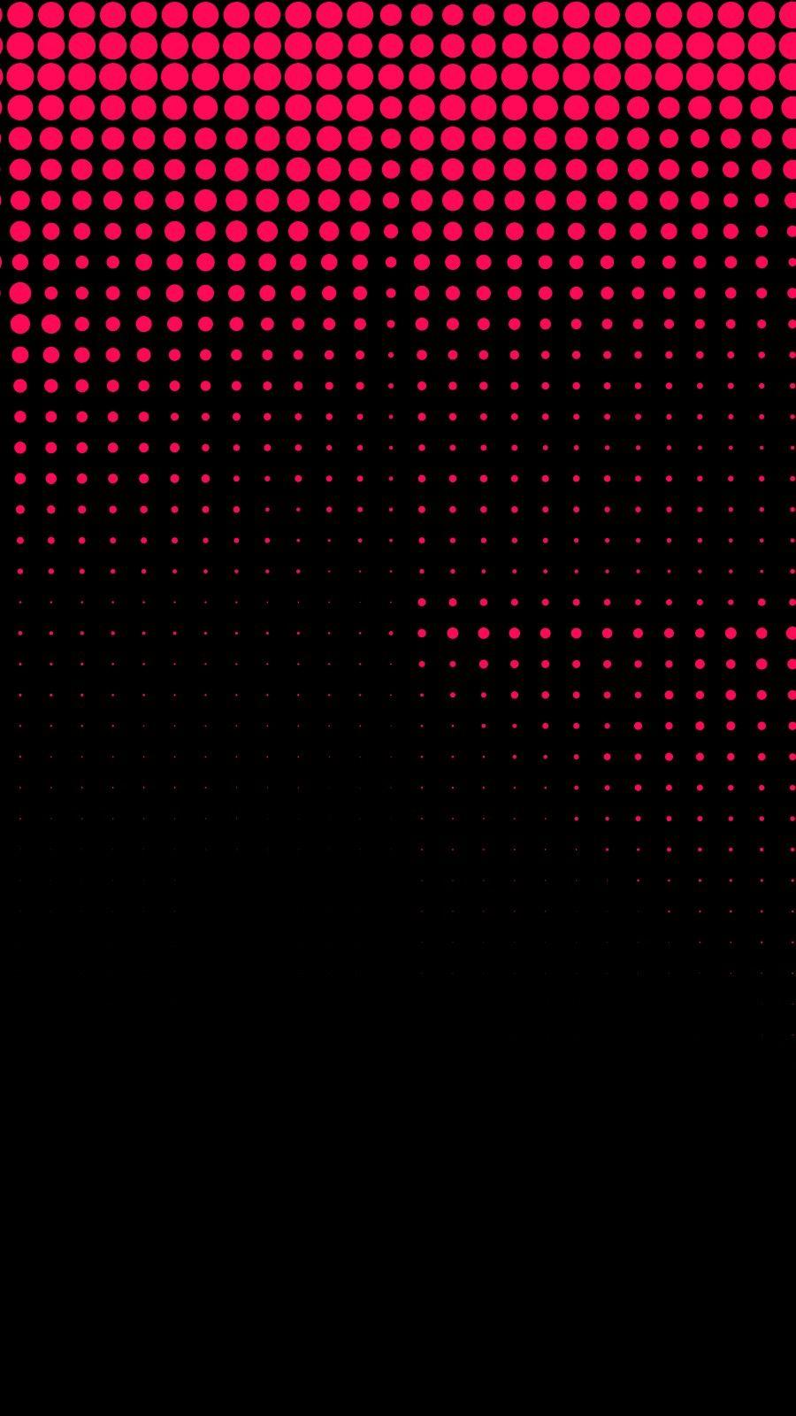 Black AMOLED Red Lines Abstract Wallpaper for Phone