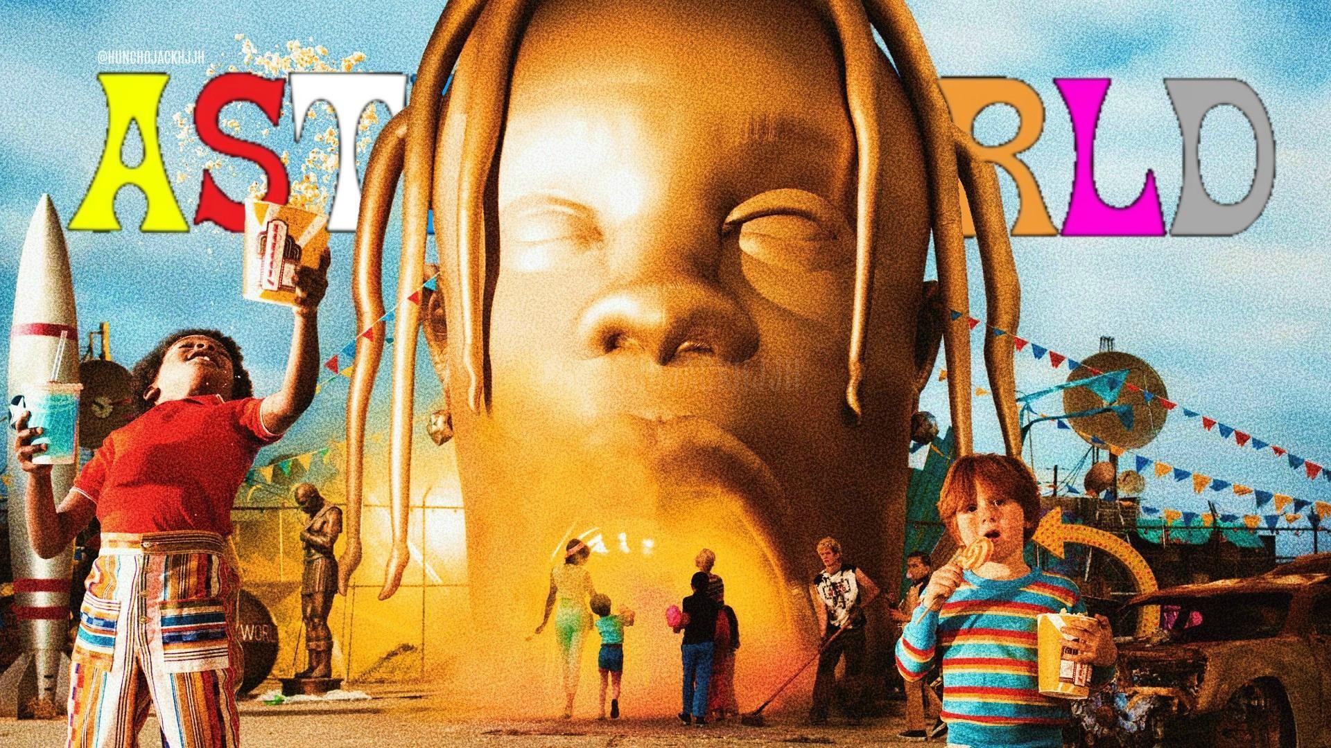 Made a Wallpaper with the Official Astroworld Cover Art