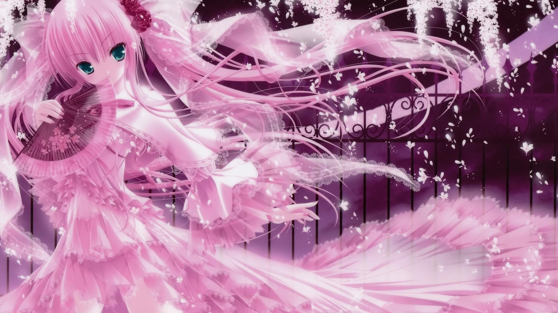 Pink Anime Girl Wallpapers Wallpaper Cave 9894