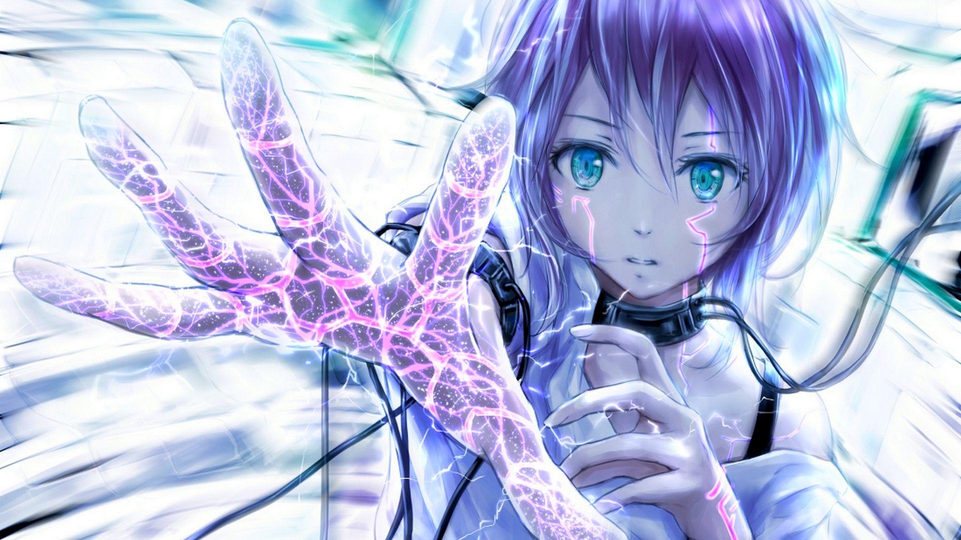 Lightning Anime Girl Wallpapers Wallpaper Cave