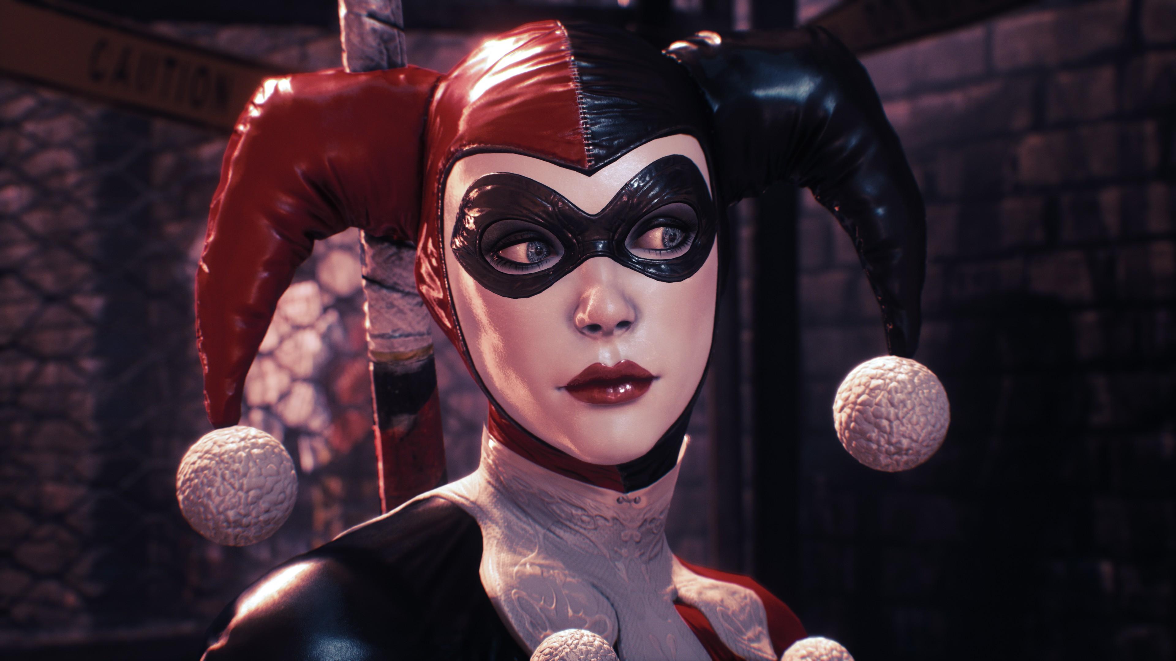 Harley Quinn HD Wallpaper Portrait