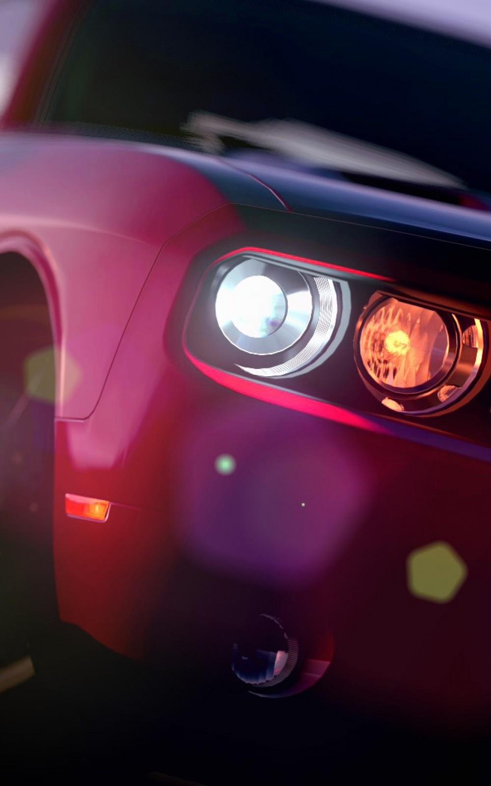 Challenger Gran- Turismo Sport Red Car Android Wallpaper free download