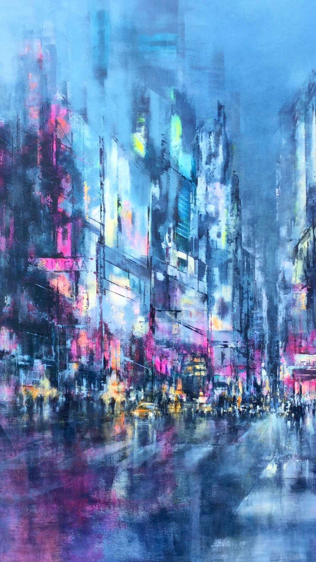 Neon City iPhone 6 Plus