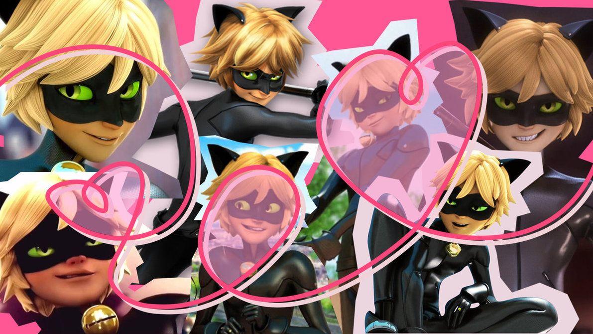 K, I needa have this as my wallpaper >>Chat Noir Wallpaper