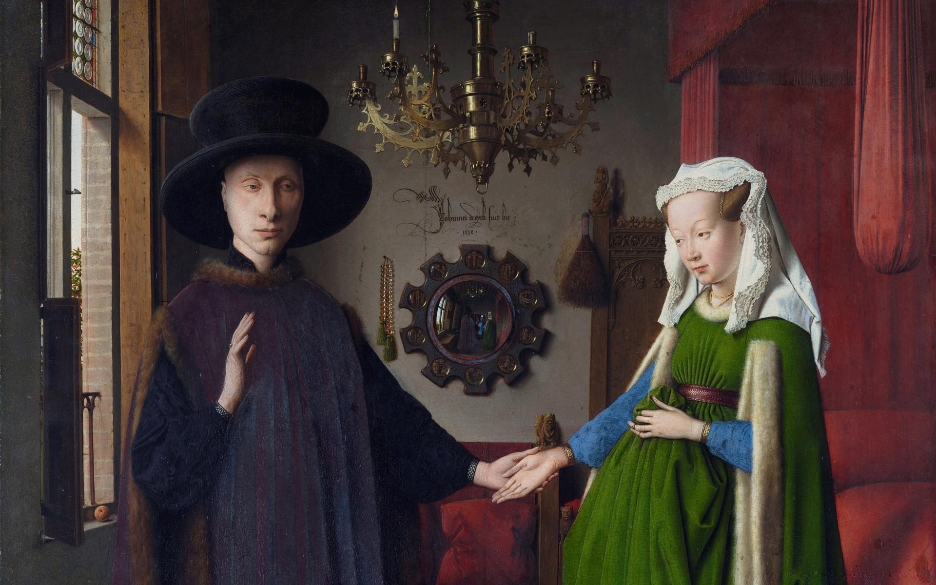 Arnolfini Portrait By Jan Van Eyck