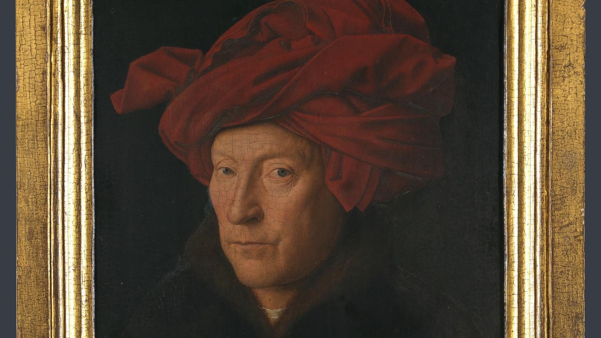 Jan van Eyck. Portrait of a Man (Self Portrait?). NG222