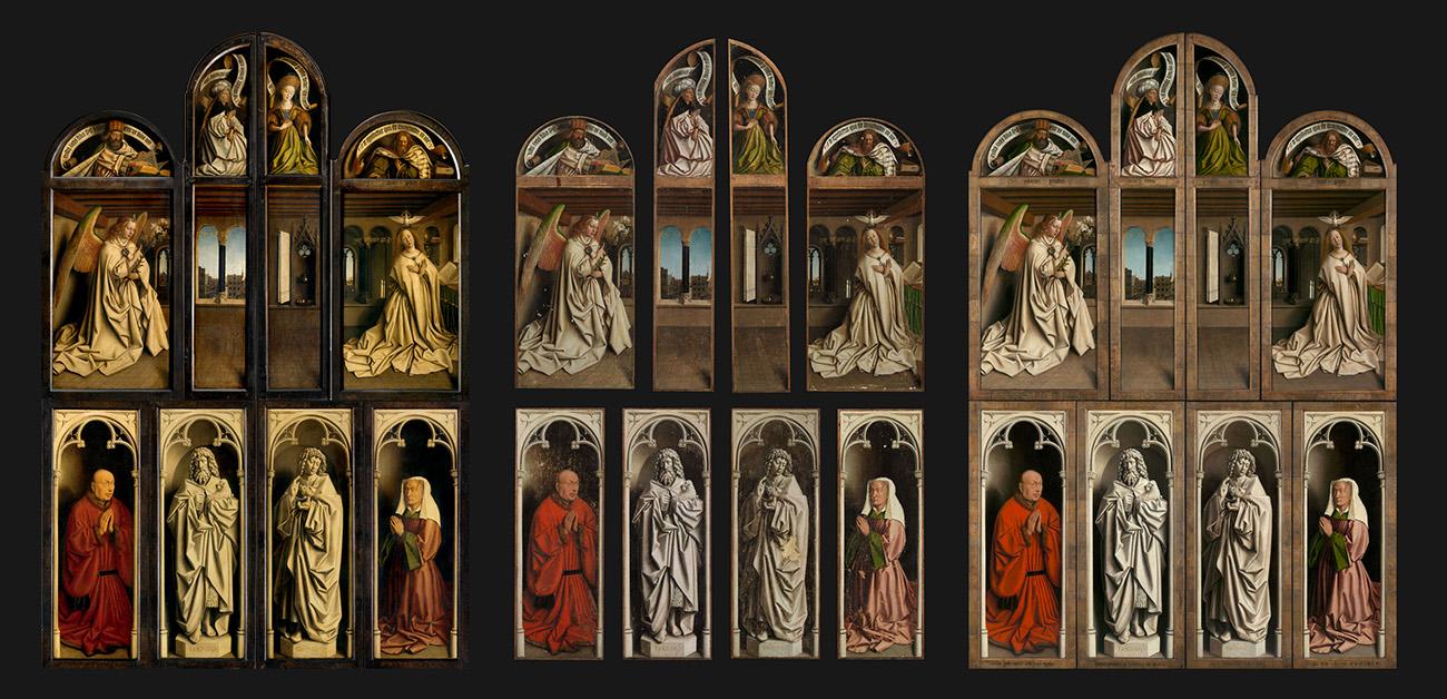 The Ghent Altarpiece in 100 Billion Pixels. The Getty Iris
