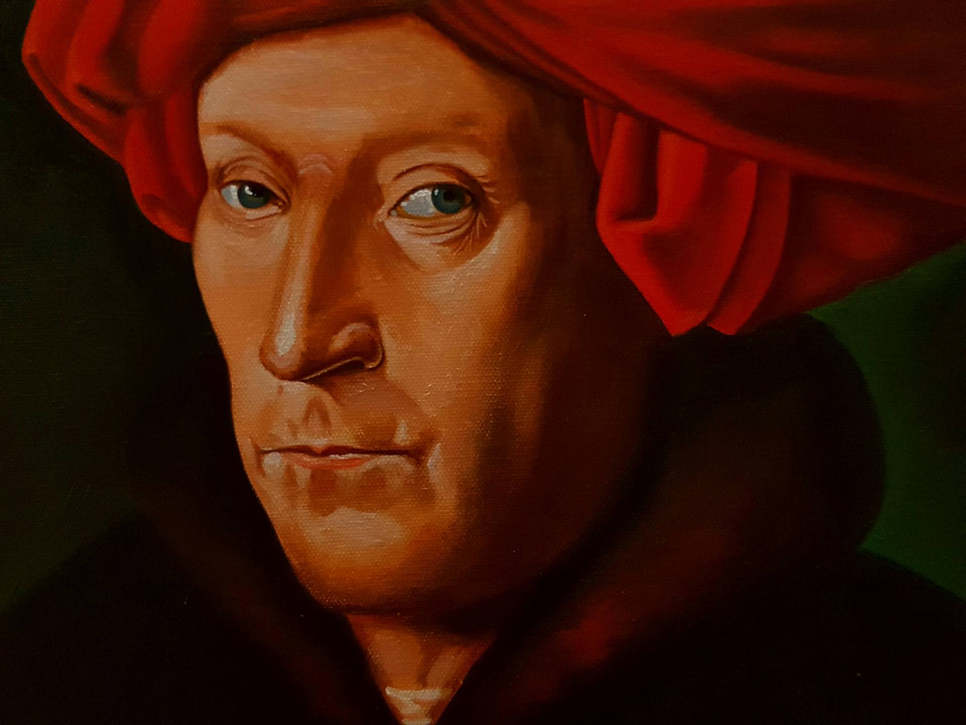 PORTRAIT OF NOBLE MAN BY JAN VAN EYCK