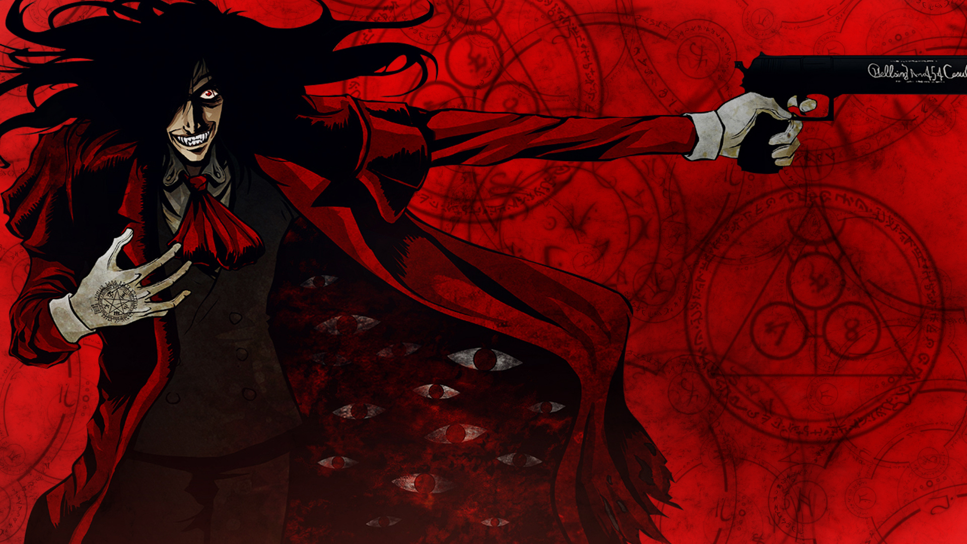 Wallpaper of Alucard, Hellsing, Anime, Eyes background & HD