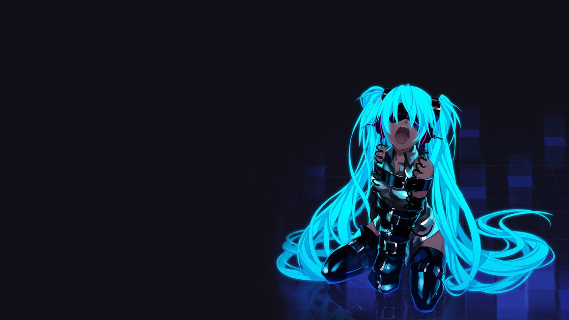 Stunning Neon Anime Image