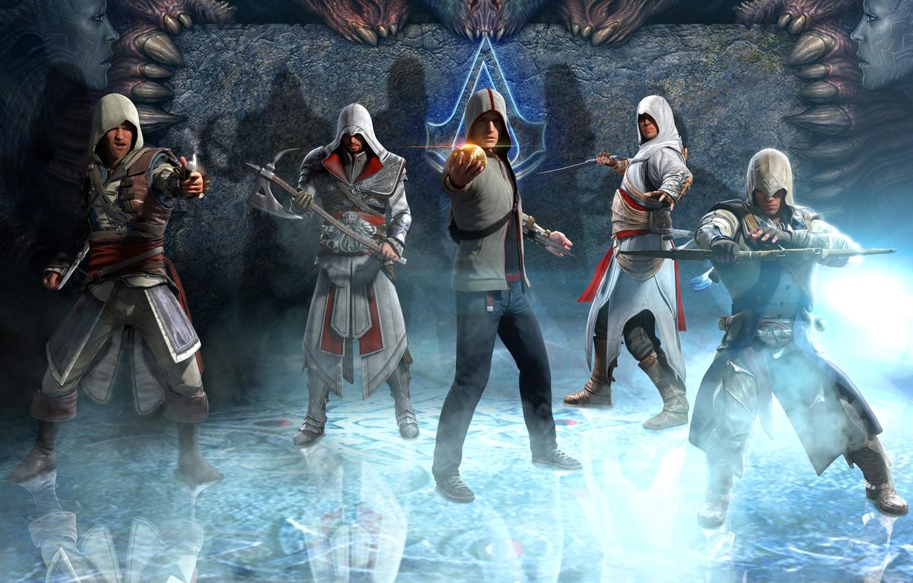 Wallpaper Ezio, Brotherhood, Assassin's Creed, altair