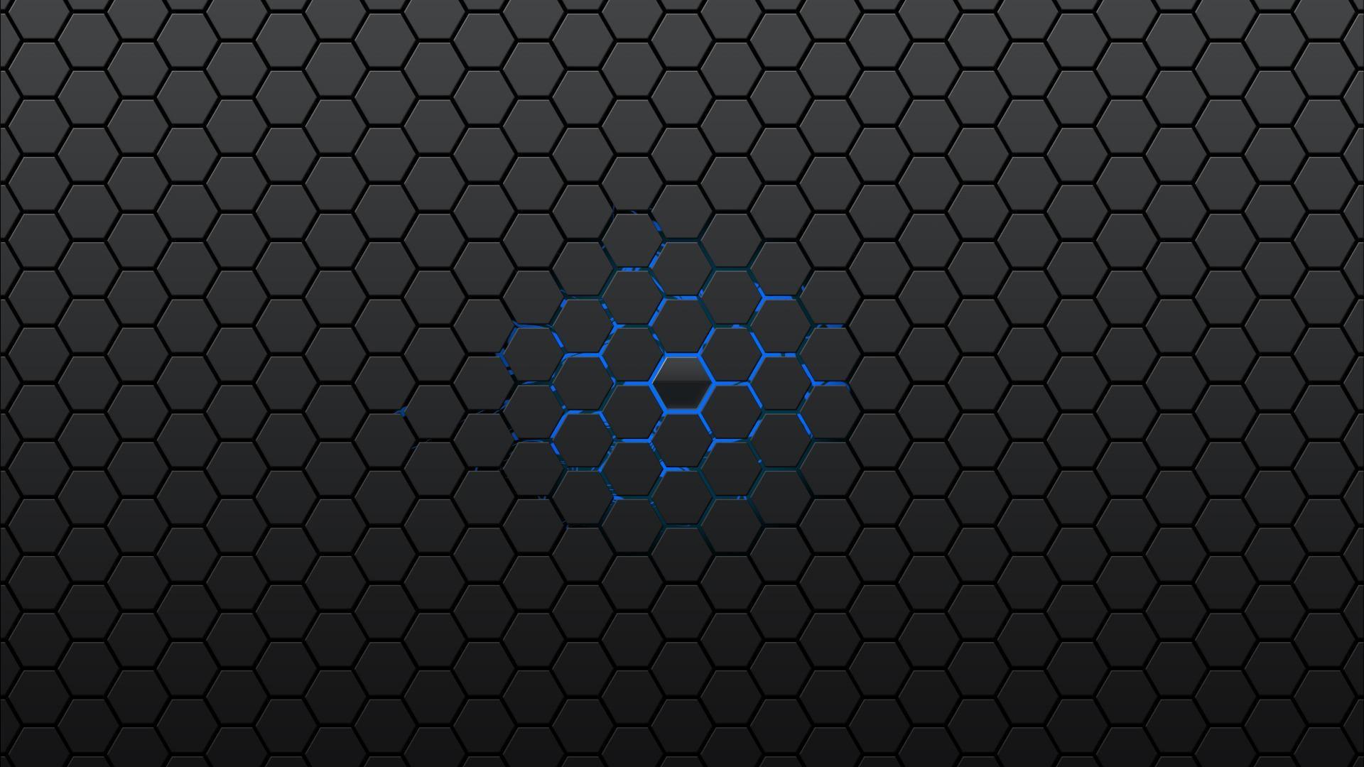 Black Hexagon Wallpaper