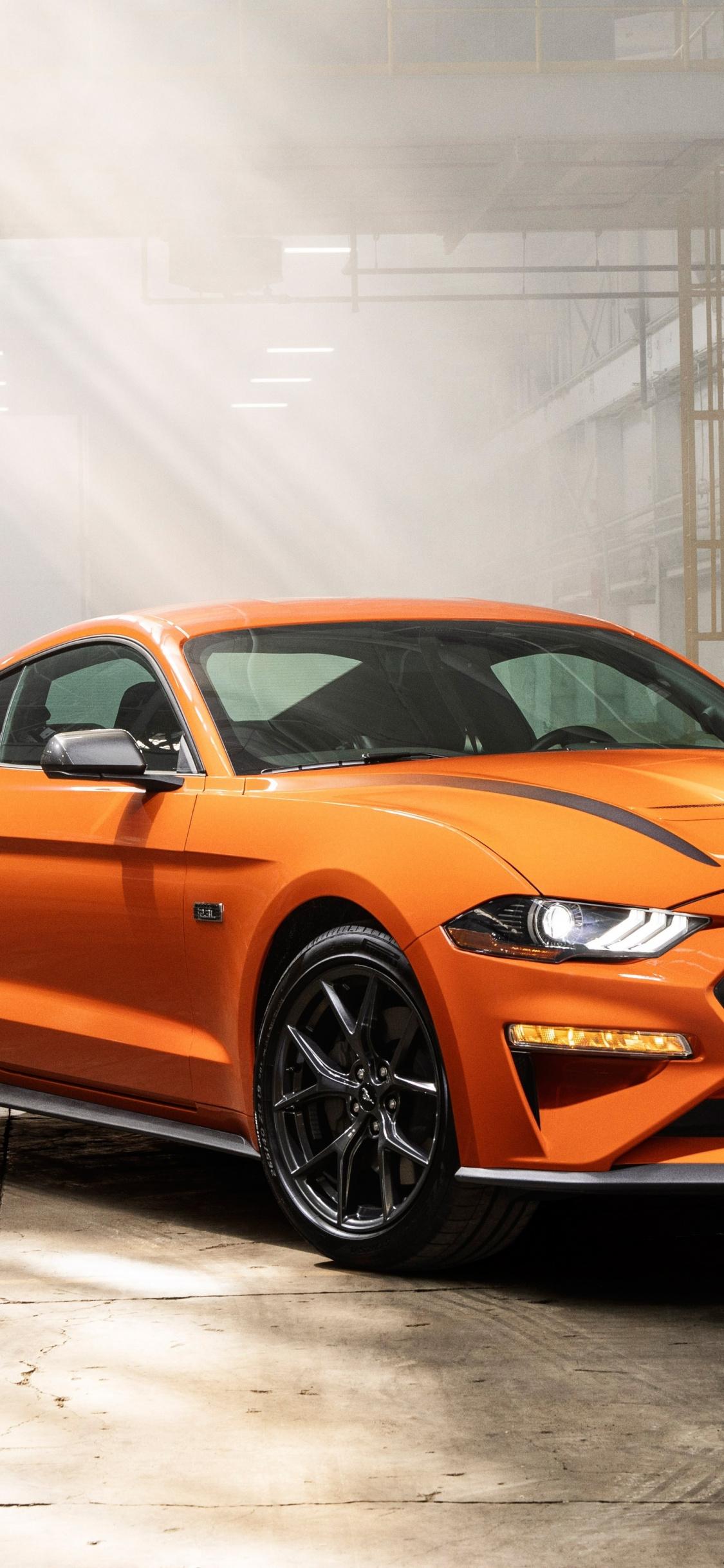 Download 1125x2436 wallpapers ford mustang ecoboost, high