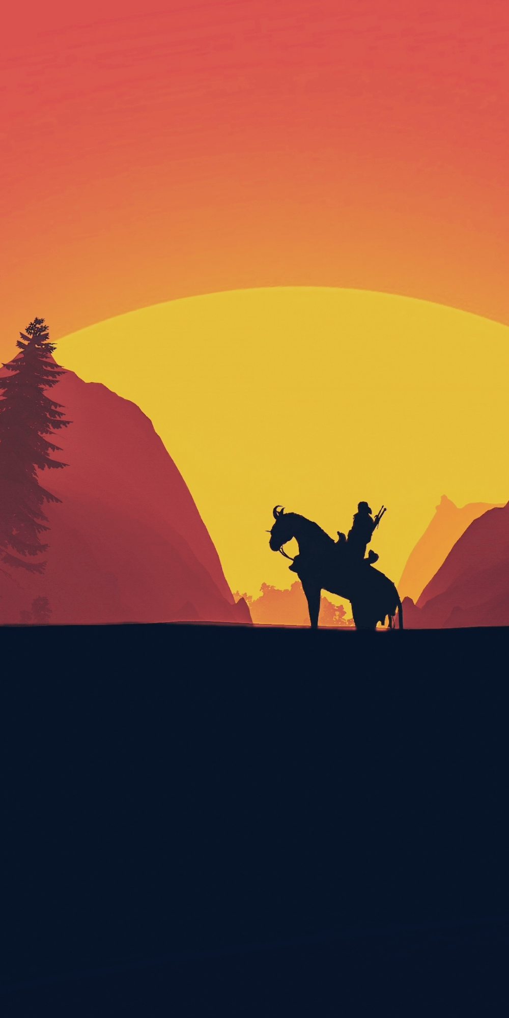 The Witcher 3: Wild Hunt, Geralt of Rivia, minimal, art