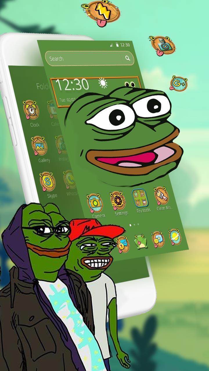 Pepe Frog Meme Theme for Android