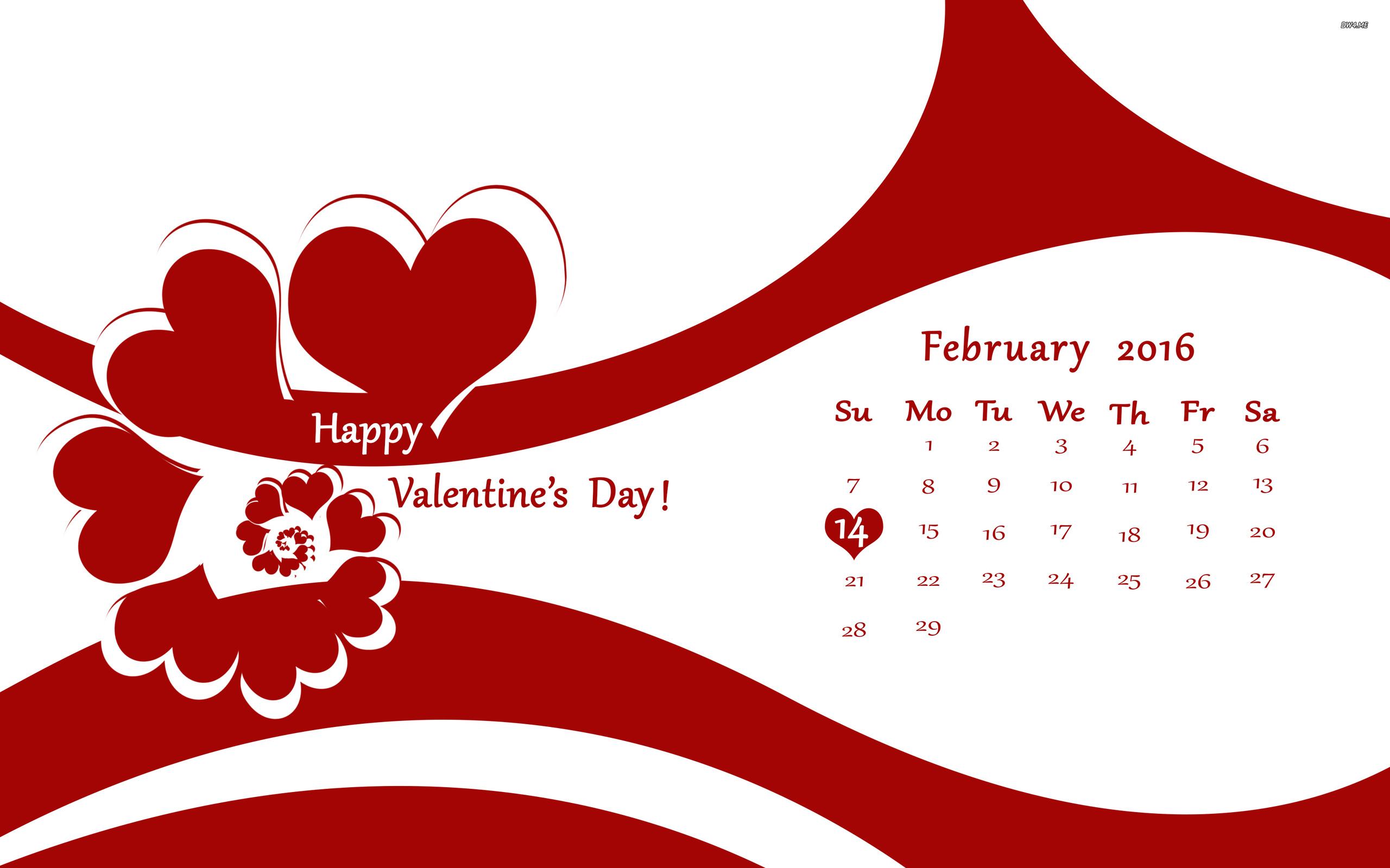 Valentines Day Calendar Wallpapers Wallpaper Cave