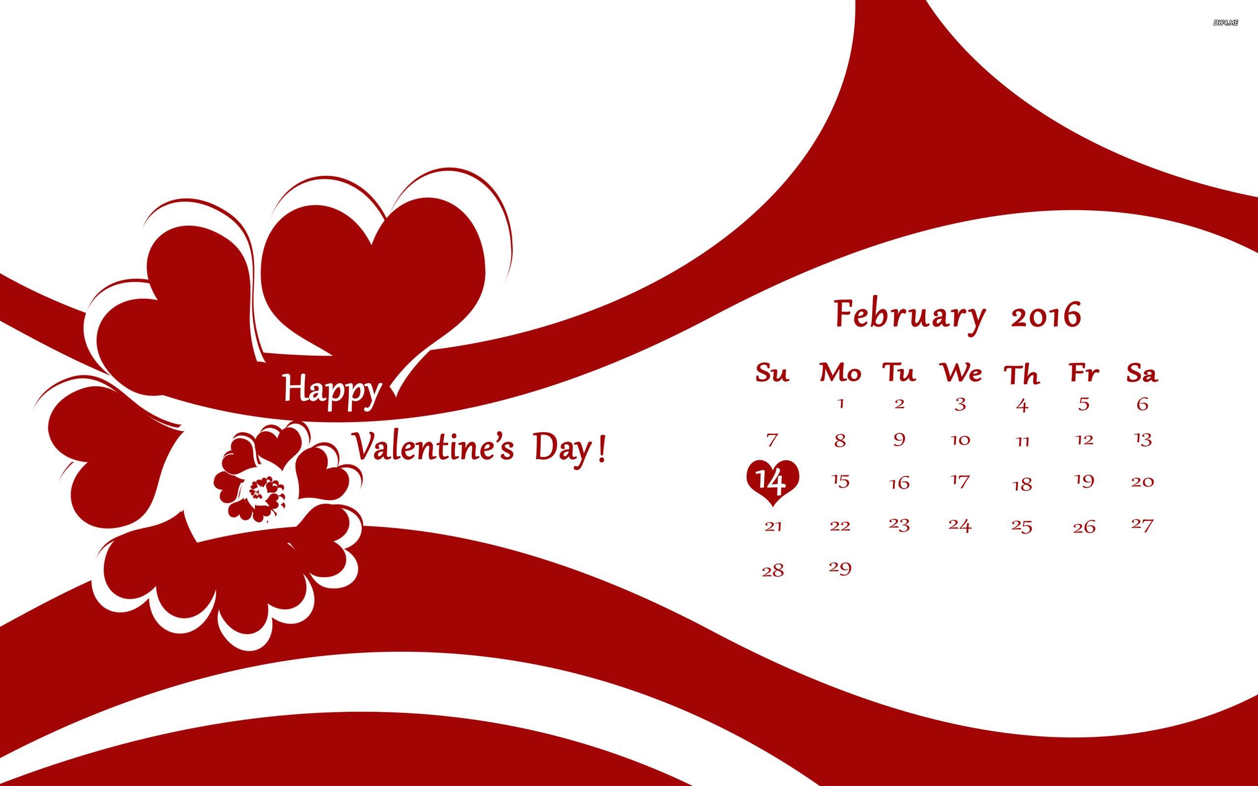 Valentines Day Calendar Wallpapers - Wallpaper Cave