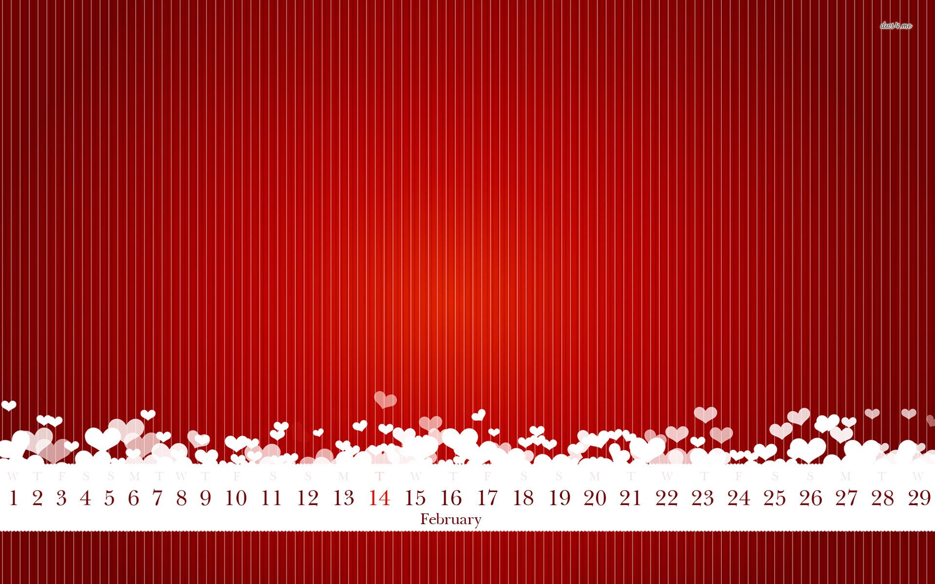 Valentines Day Calendar Wallpapers - Wallpaper Cave