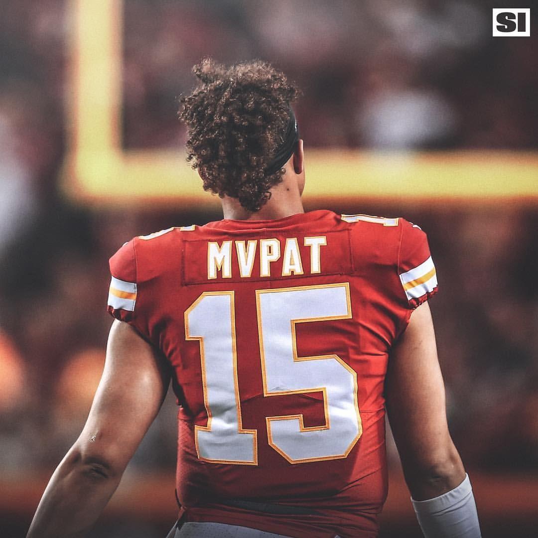 Patrick Mahomes named NFL MVP. Kansas city chiefs football