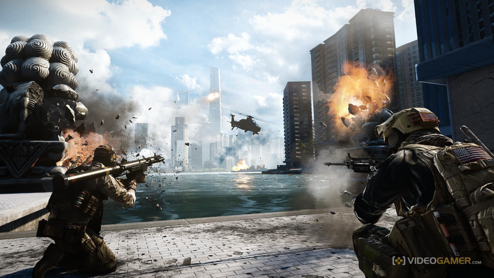Battlefield 4 bazooka shot Desktop wallpaper 1920x1080