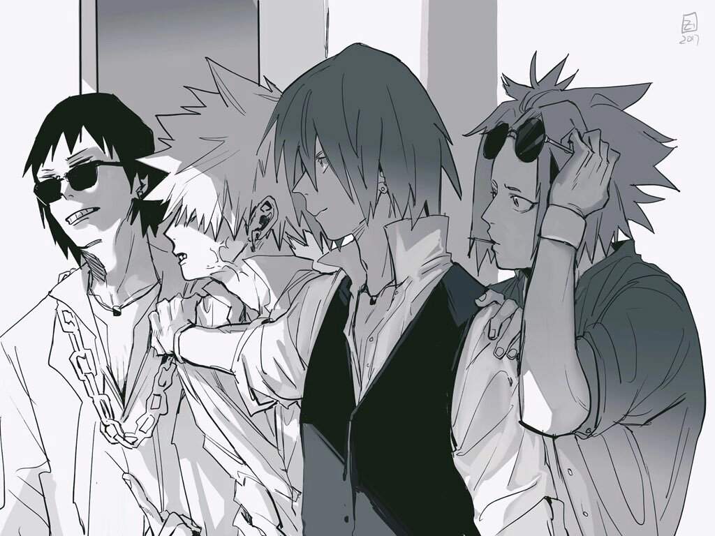 Mafia AU?. Bakushima Kiribaku Amino