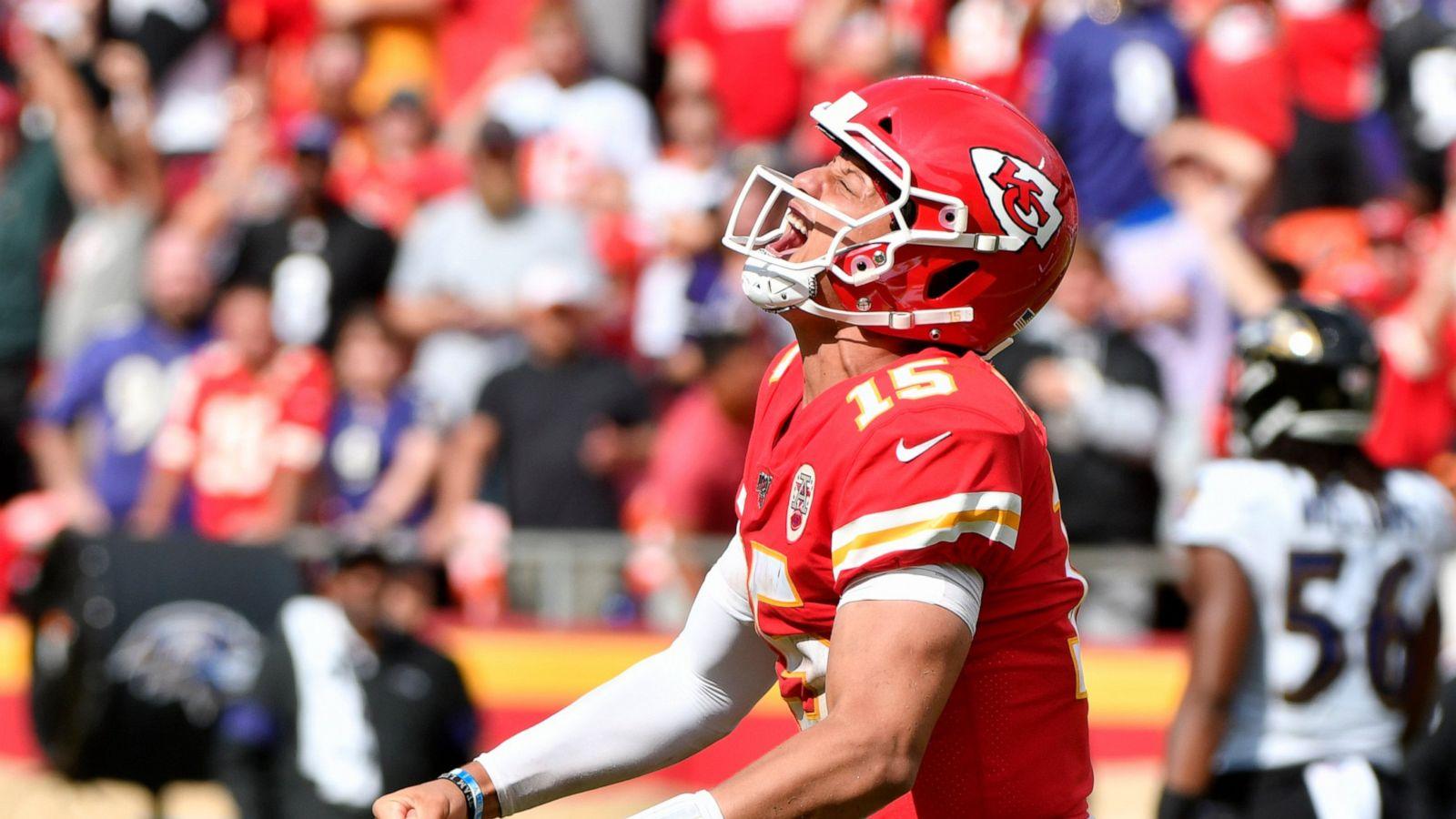Chiefs' Patrick Mahomes more comfortable with his emotions