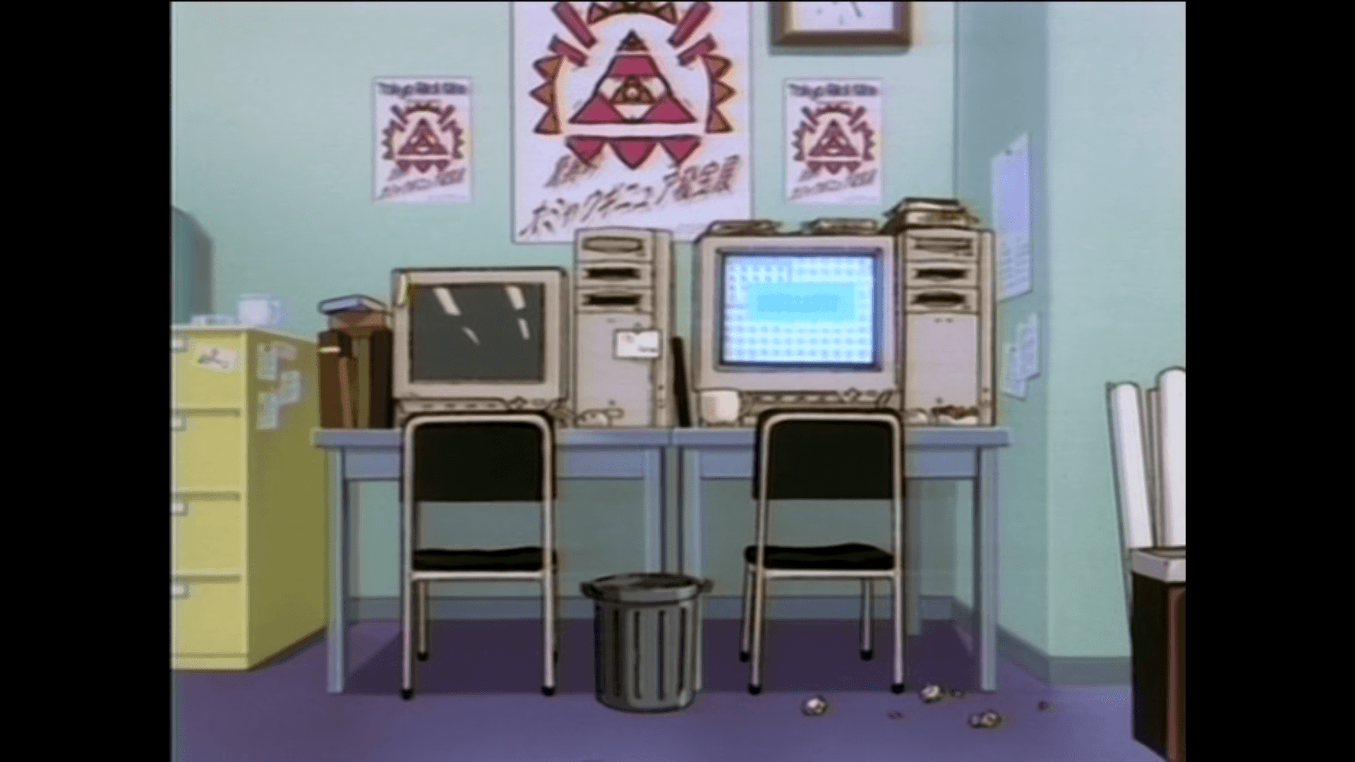 Vintage Macs in a 1997 Anime