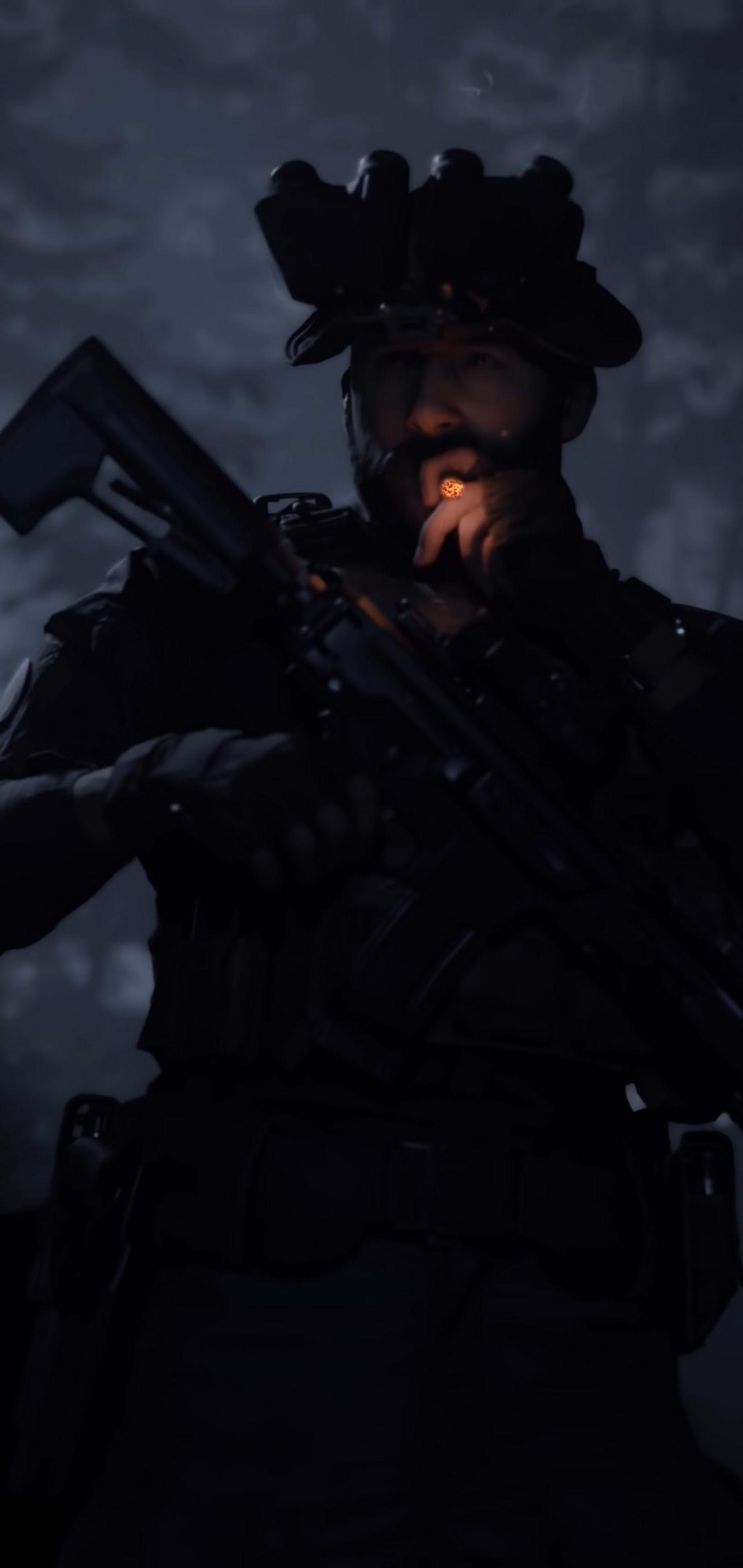 Call of Duty: Modern Warfare Captain Price Smoking 4K Wallpaper