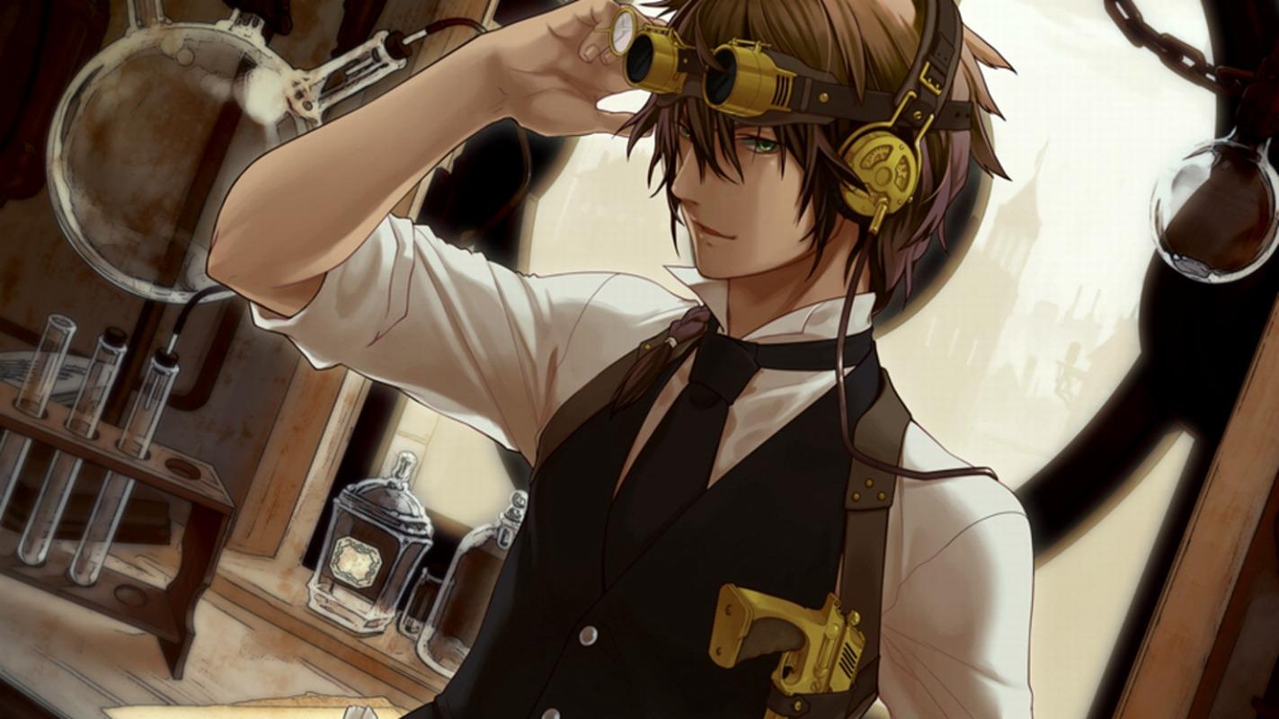 Here We Have A Fine Example Of Anime Style Steampunk Anime Boy Wallpaper & Background Download