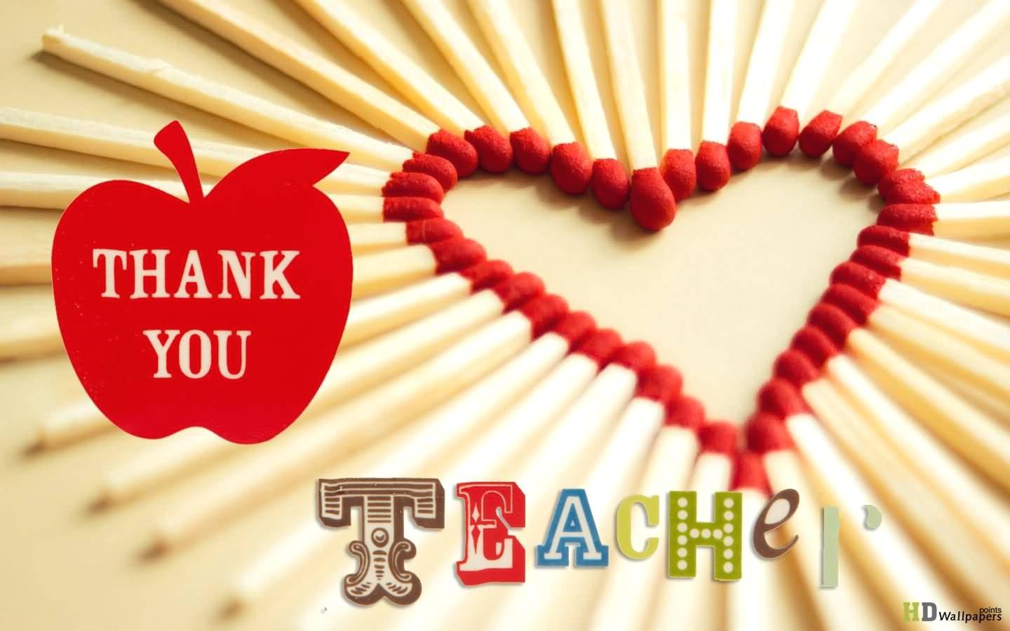 Thank You Teacher Happy World Teachers Day Valentines